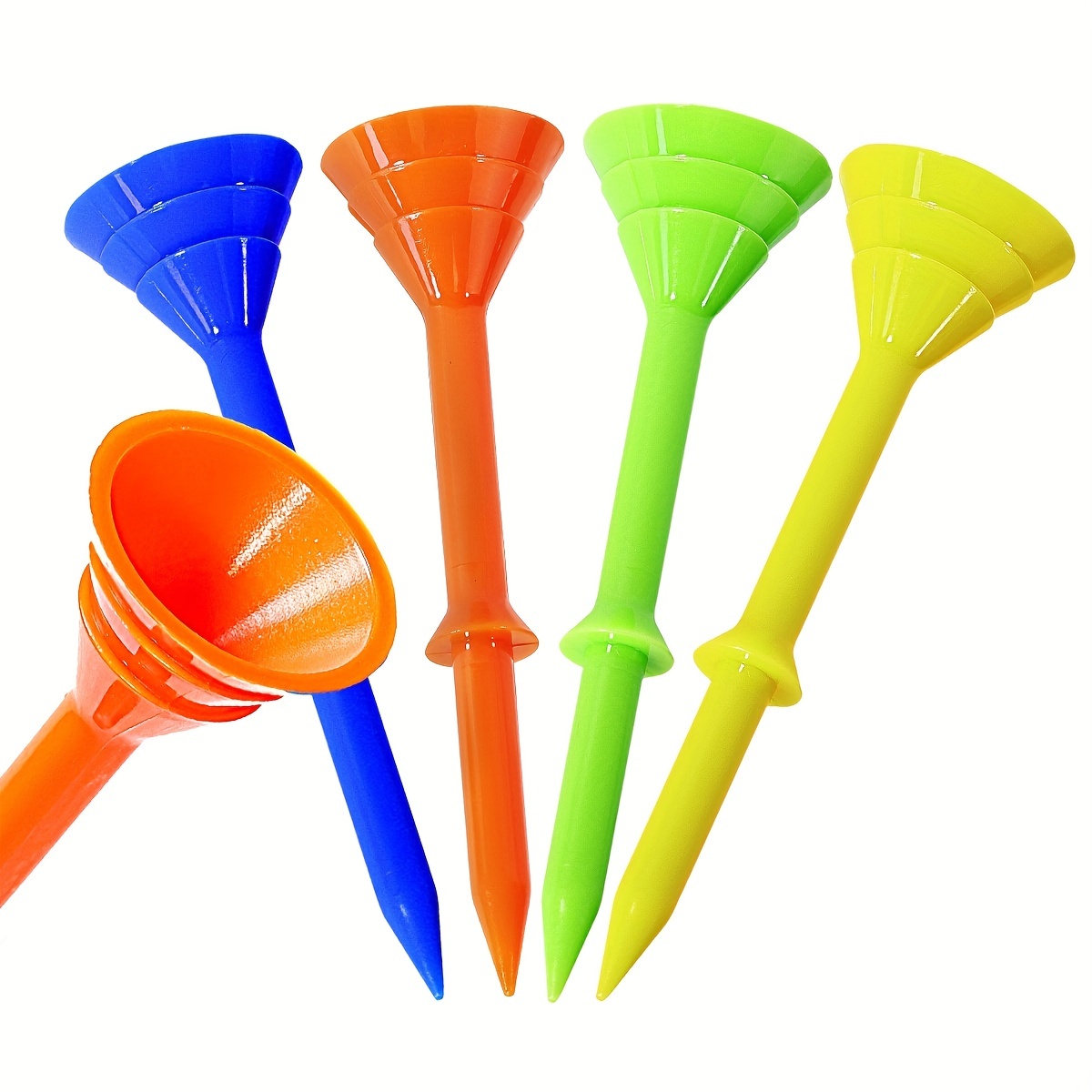 30Pcs Durable Reusable Golf Tees, Portable Limited-fitting Golf Ball Holder  With Package, Golf Accessories