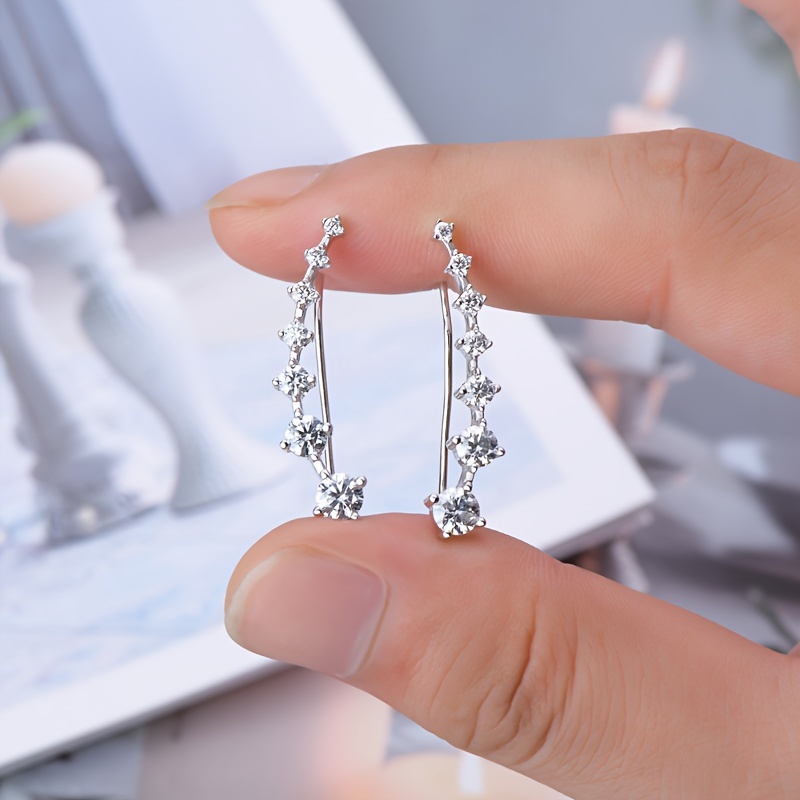 3-Inch Clip-On Hoop Earrings - Hypoallergenic, Silver Or Gold Plated (Rhodium), No Piercing Needed