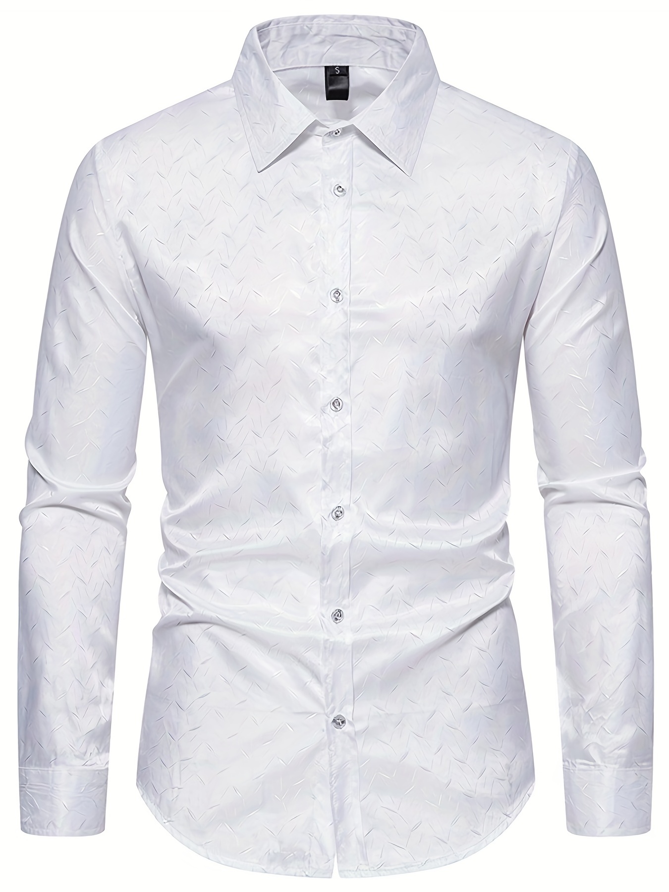 mens shirt top turn down collar long sleeve closure dress shirt casual shirt for men daily clubwear