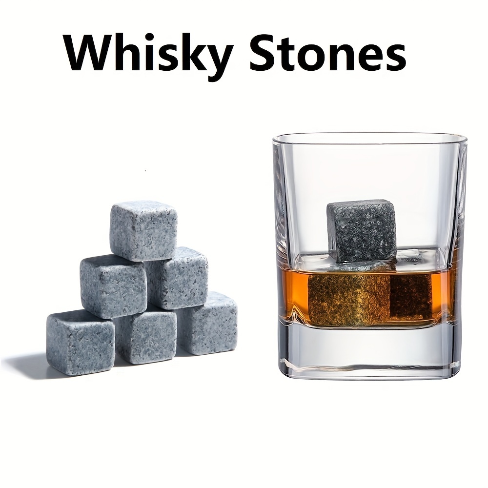 3 Pcs Large Round Whiskey Stones Spherical Reusable Stainless Steel Ice  Cubes Golf Ball Whiskey Stones Balls Metal Ice Balls Gift Set for Red Wine