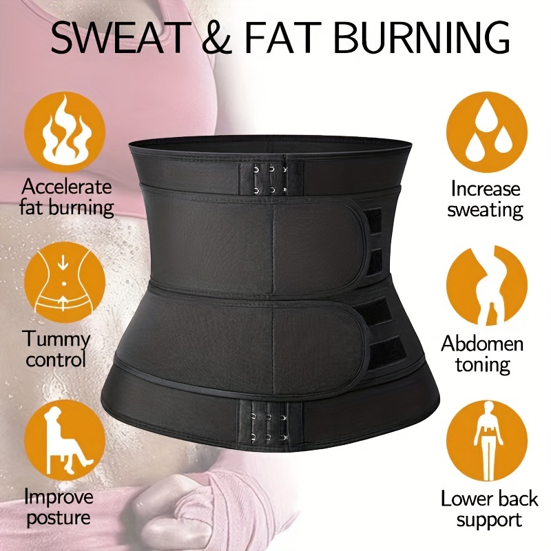 Adjustable Waist Trimmer Sweat Belt to Maximize Fat Burning