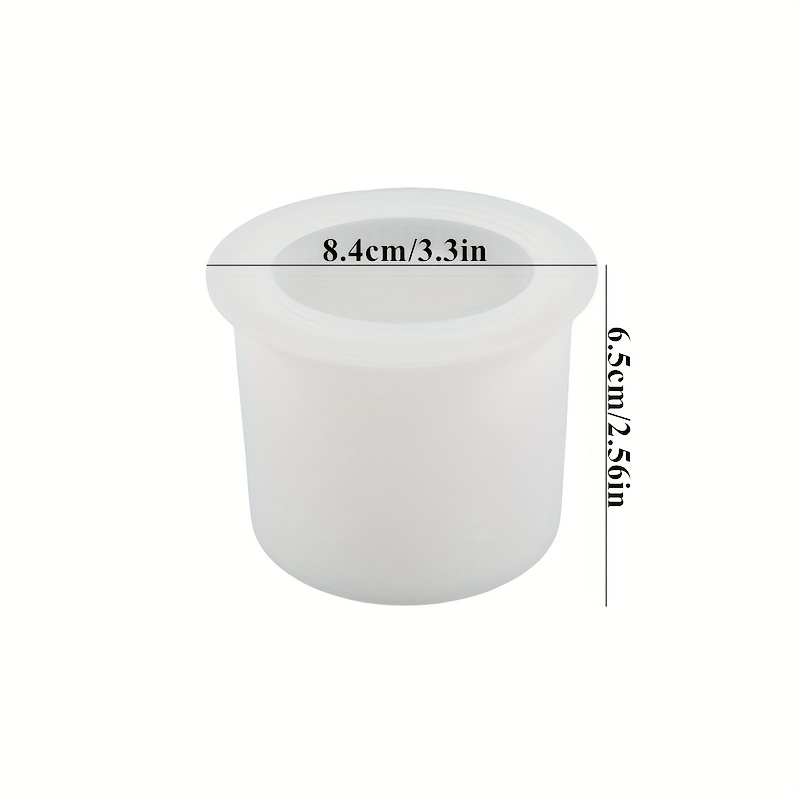 1pc Vaso Candela Cemento Stampo In Silicone Rotondo - Temu Switzerland