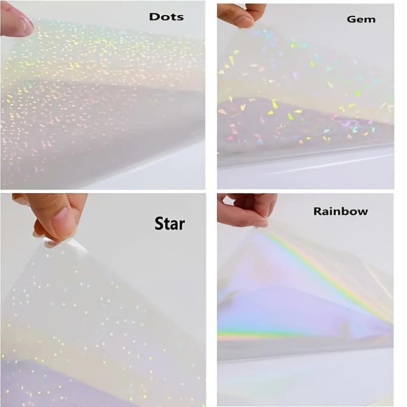 Bag Holographic Adhesive Film Sticker Flash Tape Lure Diy - Temu Austria