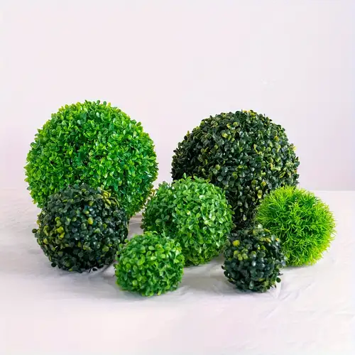 Artificial Topiary Ball Lifelike Plants Rose - Temu