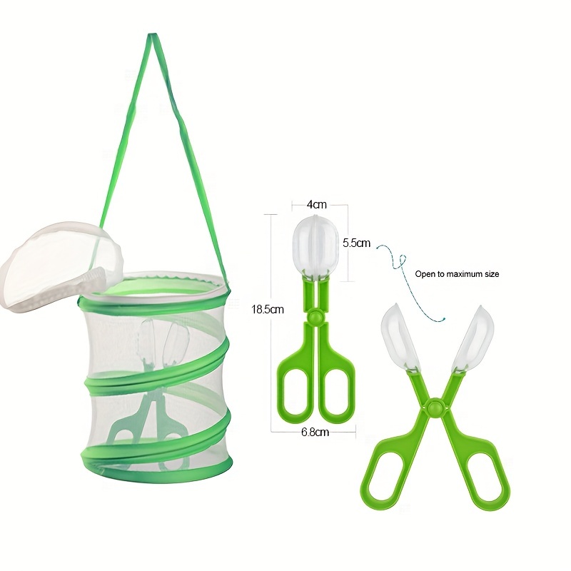 Outdoor Adventure Portable Butterfly Cage Mesh Folding Insect Cage