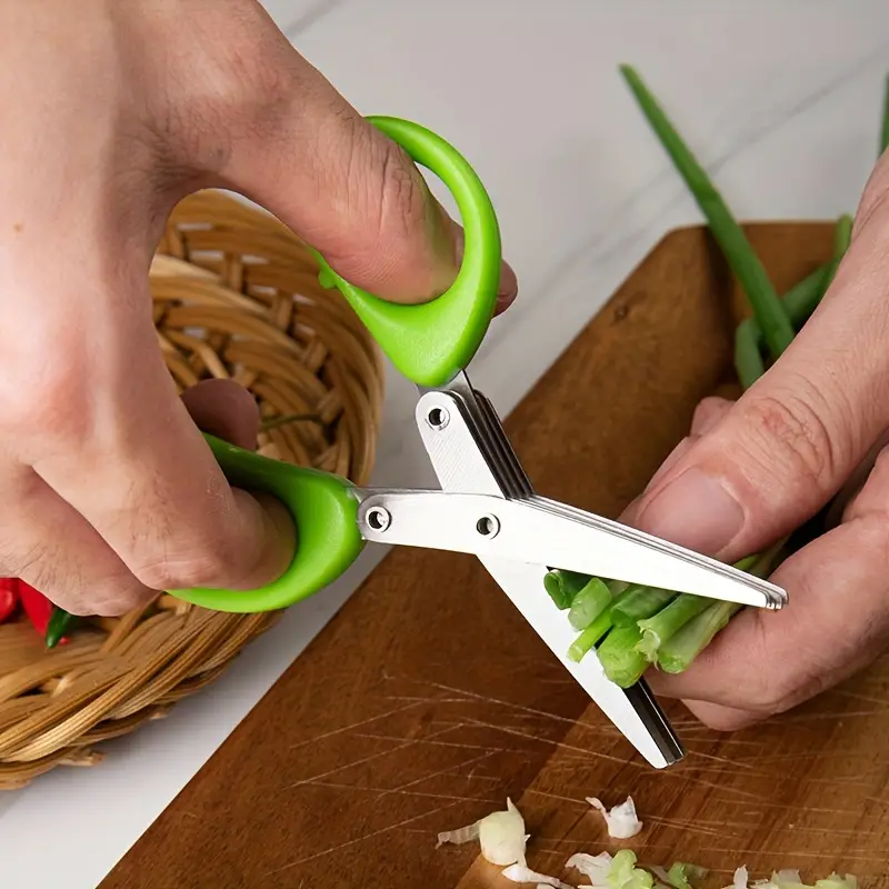 Kitchen Multi-functional Sharp Stainless Steel Onion Scissors