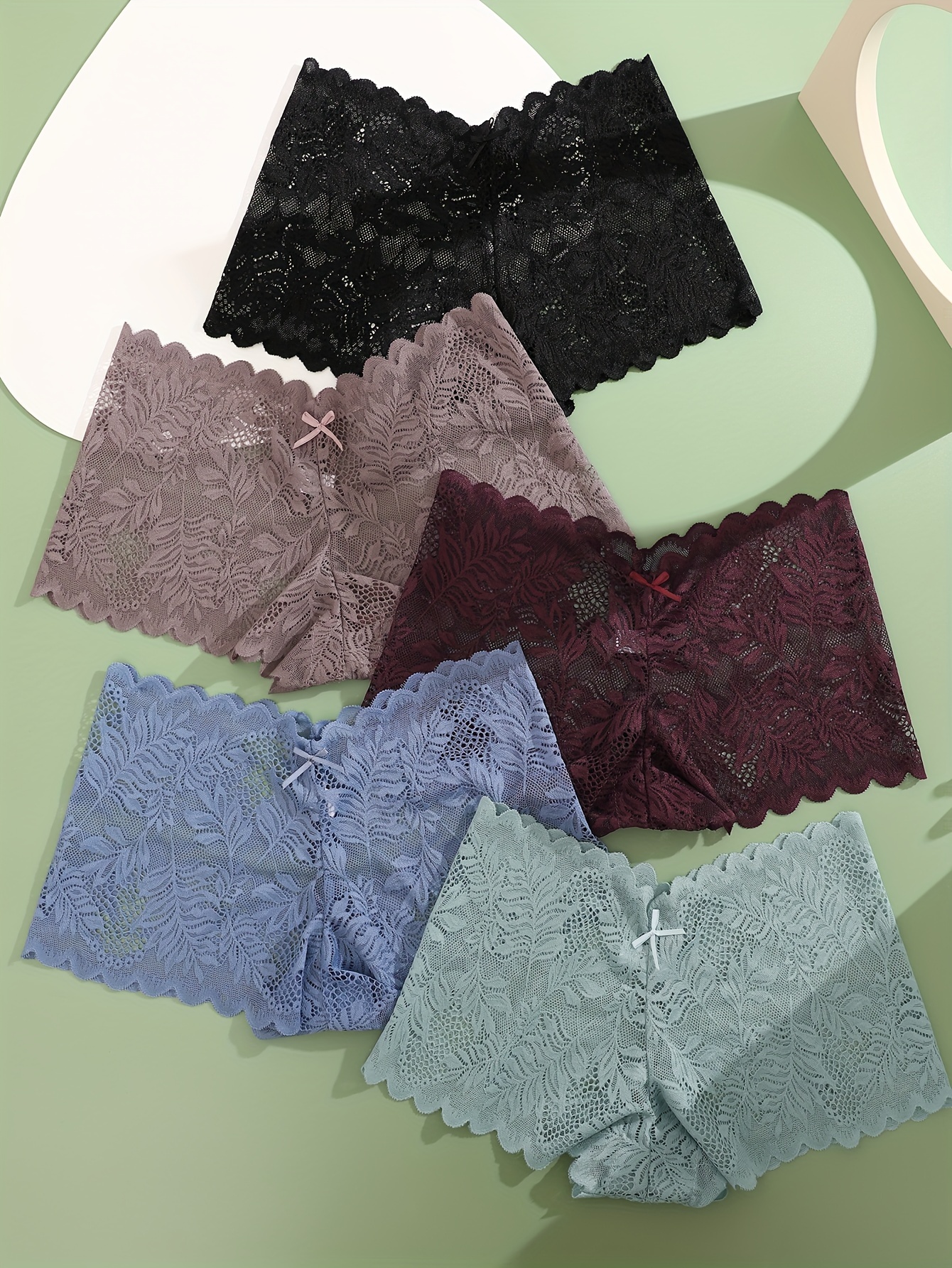 Wholesale Plus Size Floral Lace Shortie Underwear for 120-240 lbs for your  store - Faire