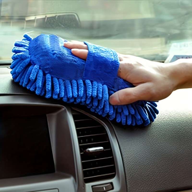 Waterproff Microfiber Wash Mitt for Car Cleaning Mitts Tools Chenille  Scratch-Free Car Washing Gloves Car Wash Kit Accessories