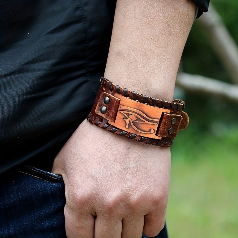 Vintage copper bracelet Viking - ASTREZO