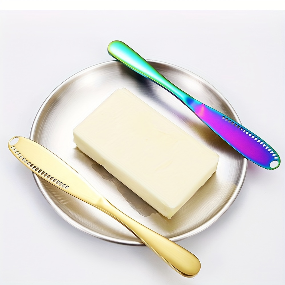  3 Pack Stainless Steel Butter Spreader Knife, 3 in 1