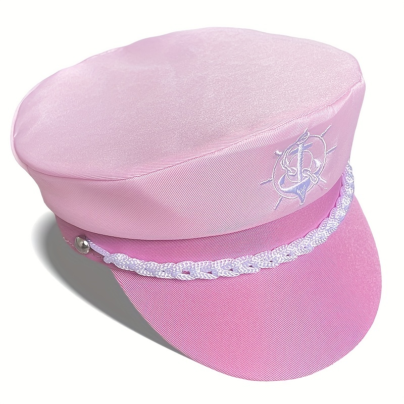  Holibanna Navy Hat Adult Halloween Costume Pink Party Hats Hot  Pink Clothes for Women Sailor Hat Captain Cap Rainbow Hat Sailing Hat Fun  Boat Accessories Captains Hat for Women Hat Hat