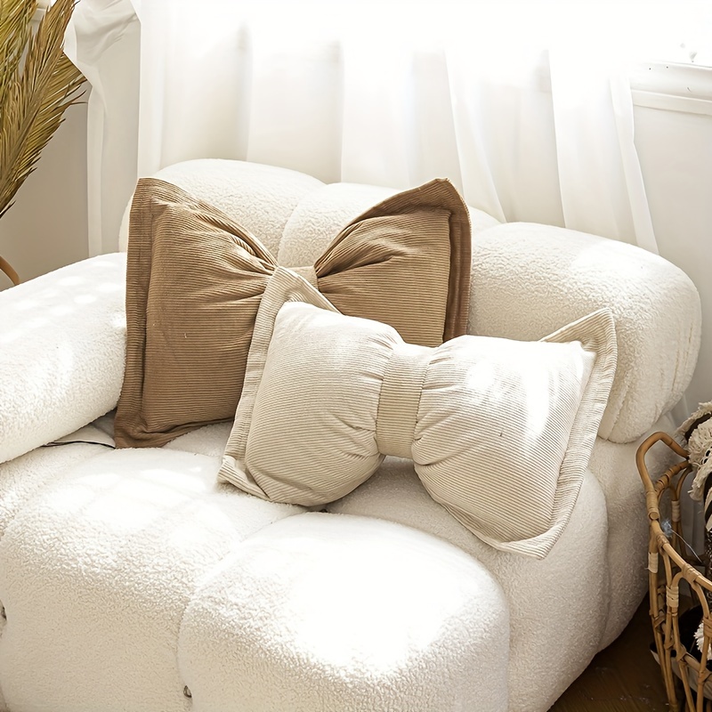 Fluffy Plush Square Waist Throw Pillow Case Sofa Cushion Cover Home Decor  AU