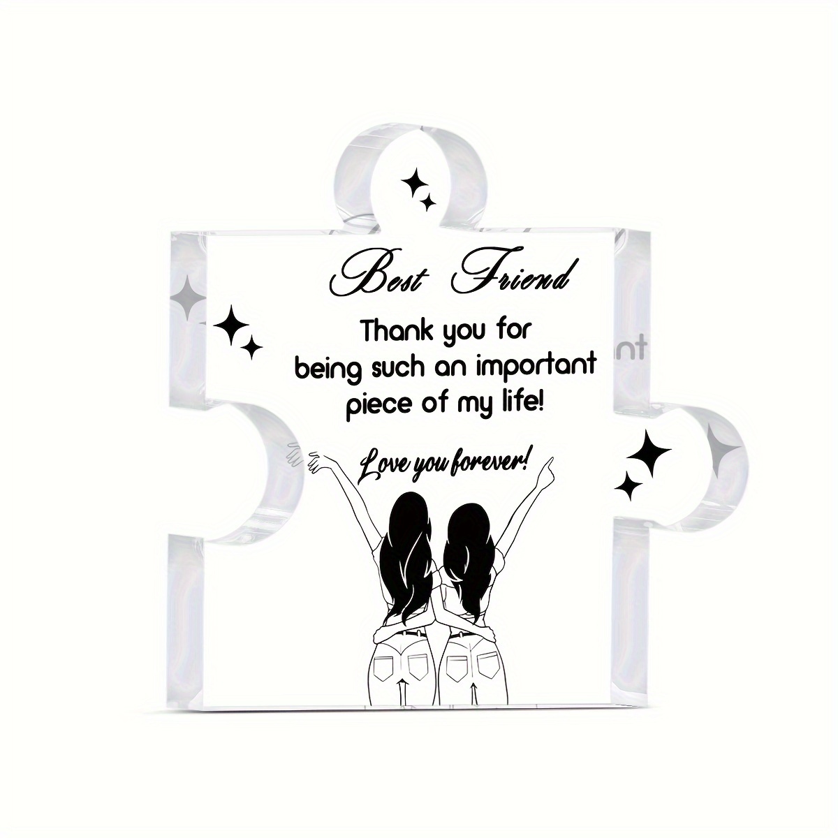Acrylic Puzzle Plaque Gifts For Men Boys Birthday Gifts For - Temu