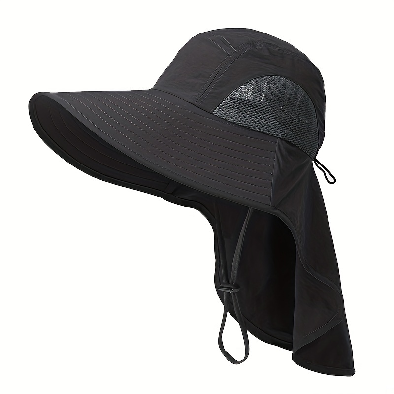 Bucket Hat for Men Women Summer Beach Hat Fishing Cap Sun Hats Black