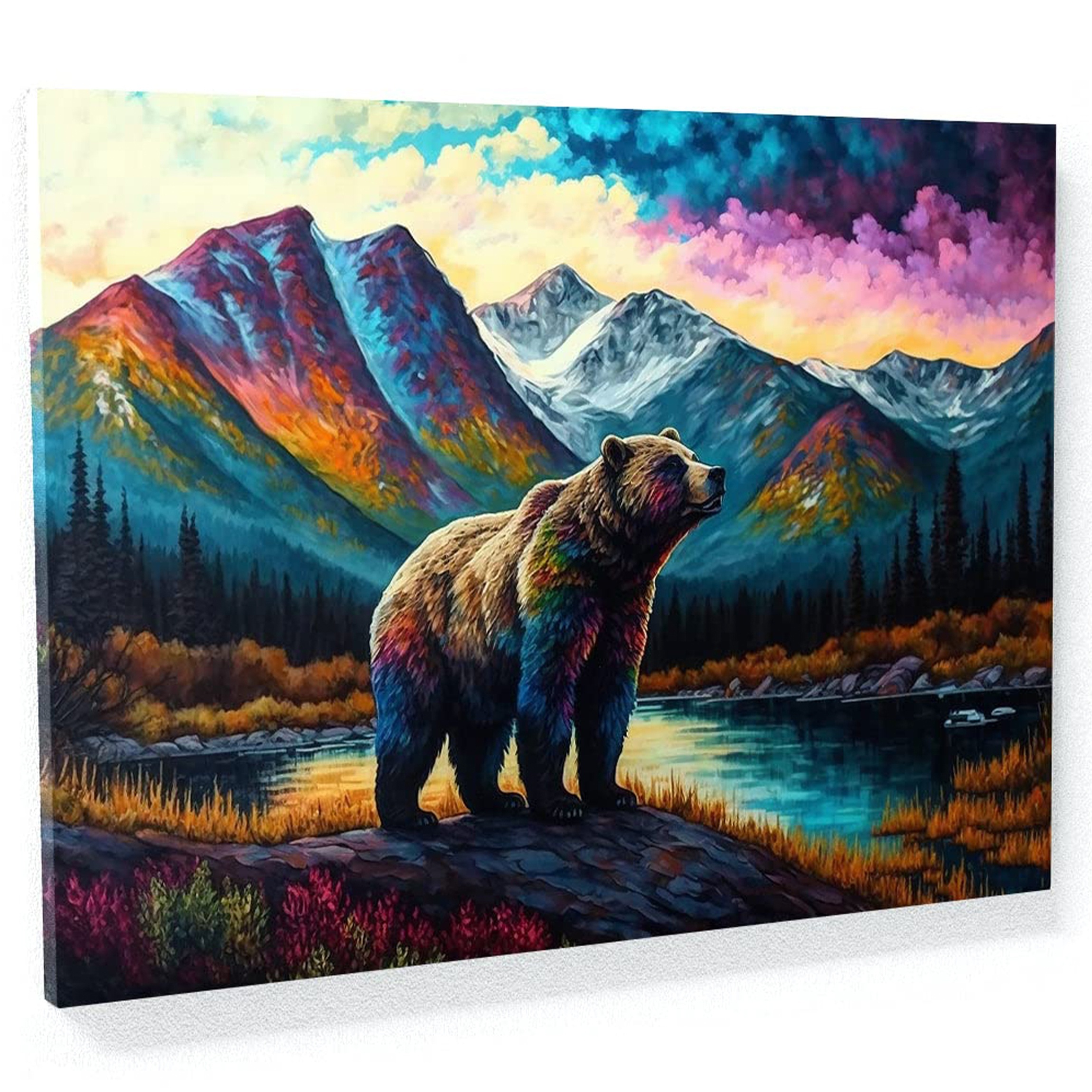 Bear Painting - Temu
