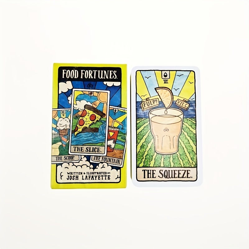 Acheter Jeu de cartes Food Fortunes (Cadeaux pour les gourmets, cadeaux  pour les amateurs de nourriture, cartes de tarot amusantes, jeu de cartes  amusant)
