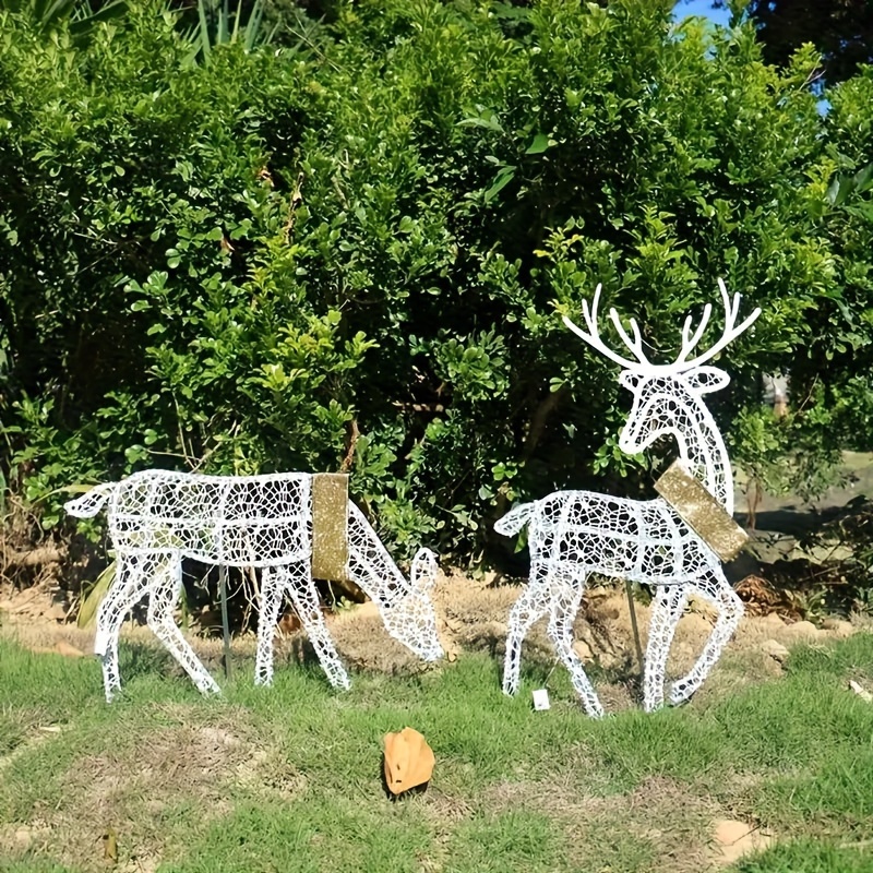 Wire Deer Sculpture