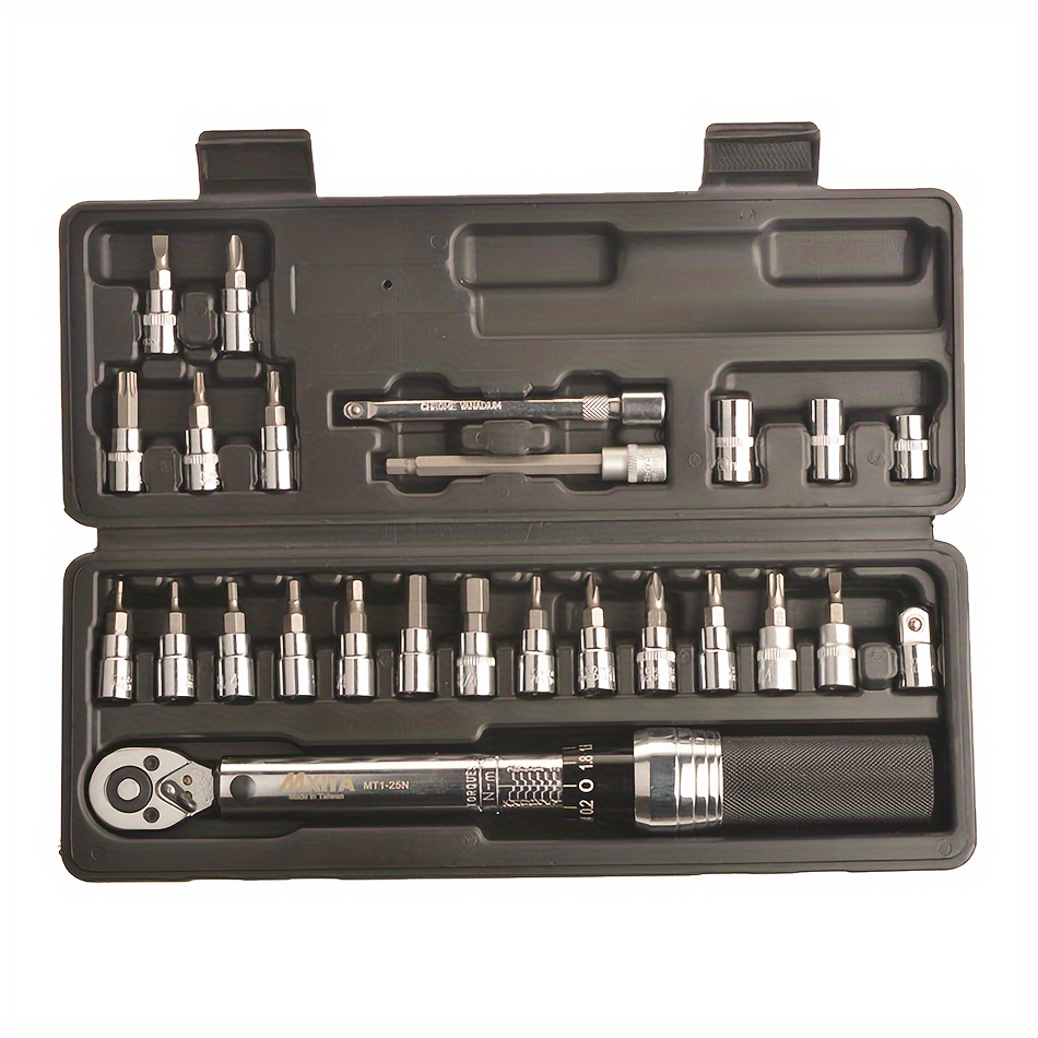 Car Repair Tool Kit Ratchet Torque Wrench Spanner - Temu