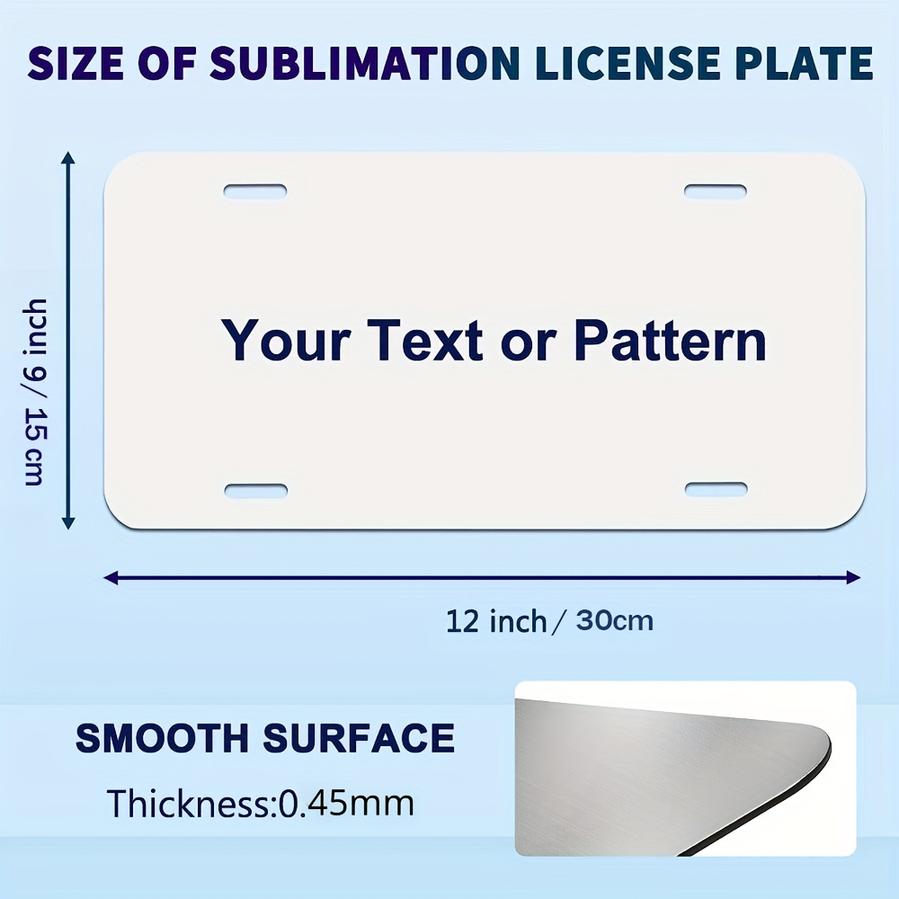 Sublimate Aluminum Custom Metal Plates