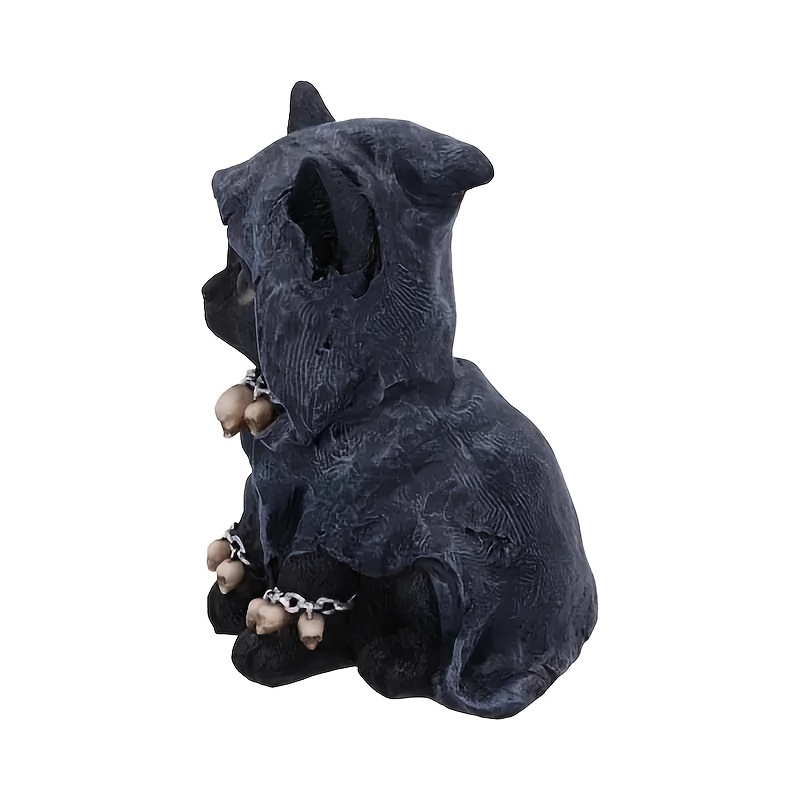 Black Cat Statue Gnome Statue Decor Garden Kitten Figurine - Temu