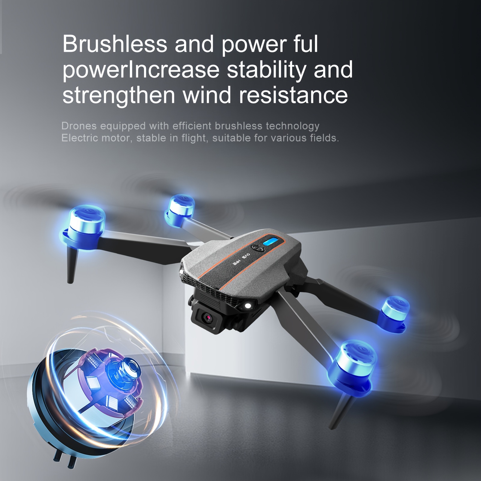 s91 remote remote control drone with hd dual camera adjustable headless mode track flying one key surround smart follow brushless motor drone self with optical flow positioning function details 2