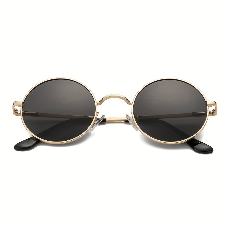 Vintage Gold Frame Silver Sunglasses For Men And Women Classic