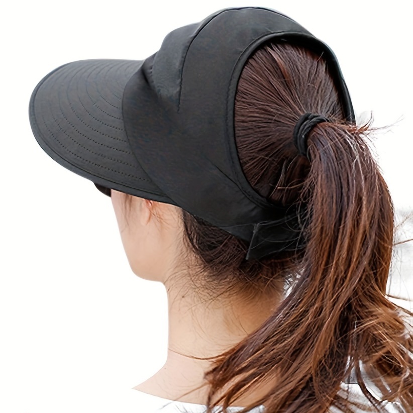 Wide Brim Sun Hat for Women - UV Protection Sun Visor Sunshade Dual Use  Hair Hoop Fashion Accessories