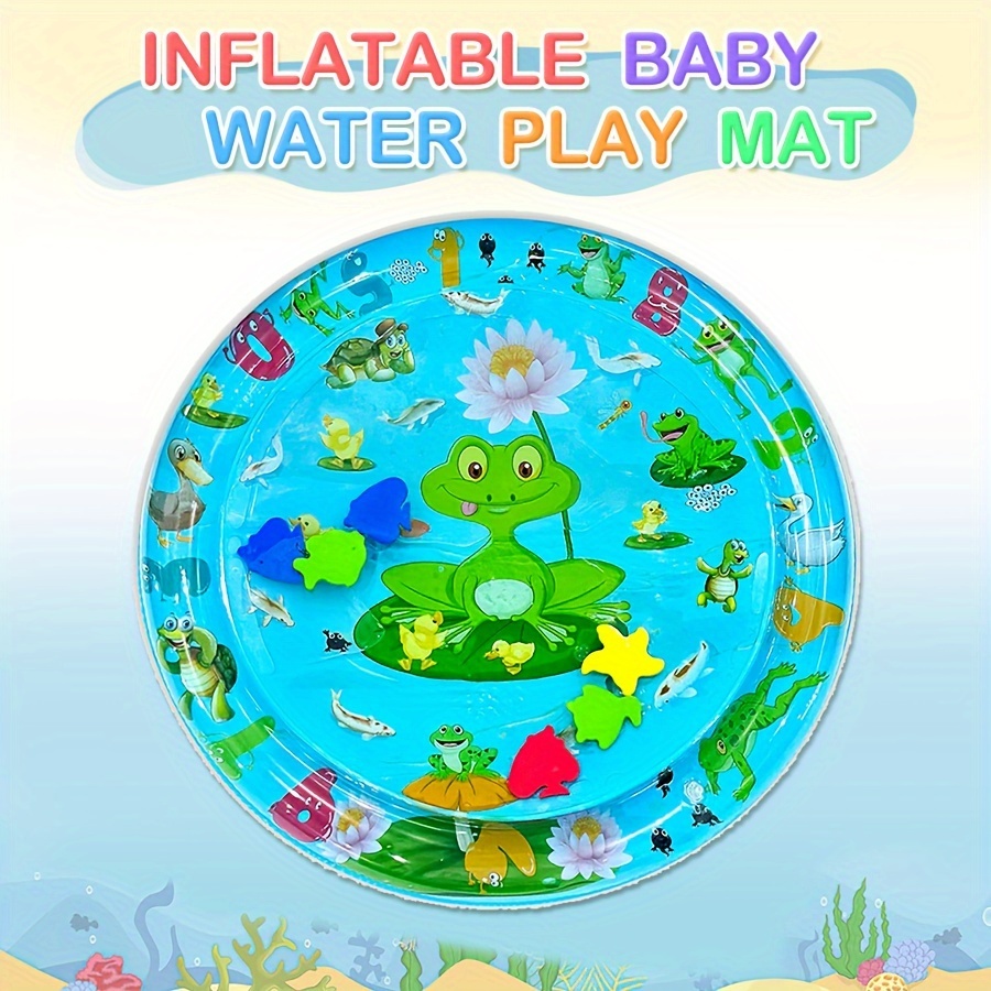 Yosemy Tapis d'eau Gonflable pour Bébé Tapis de Jeu Gonflé Coussin  Gonflable de Rempli d'eau Amusement d'activité d'enfant Aider Développer  les Compétences Cognitives