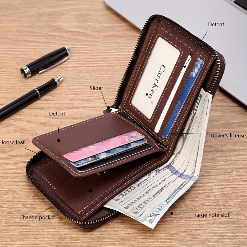 Men Wallet Small Mini Card Holder Male Wallet Pocket Retro purse