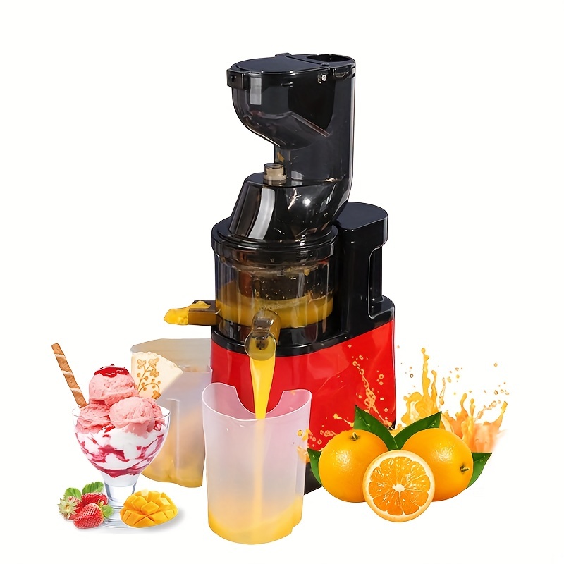 Kitchen Accessories Revolutionize Your Juicing Experience Slow Masticating Juicer Machine With Clean Motor Reverse Function Bpa Free Check Out Today's Deals Now | Temu
