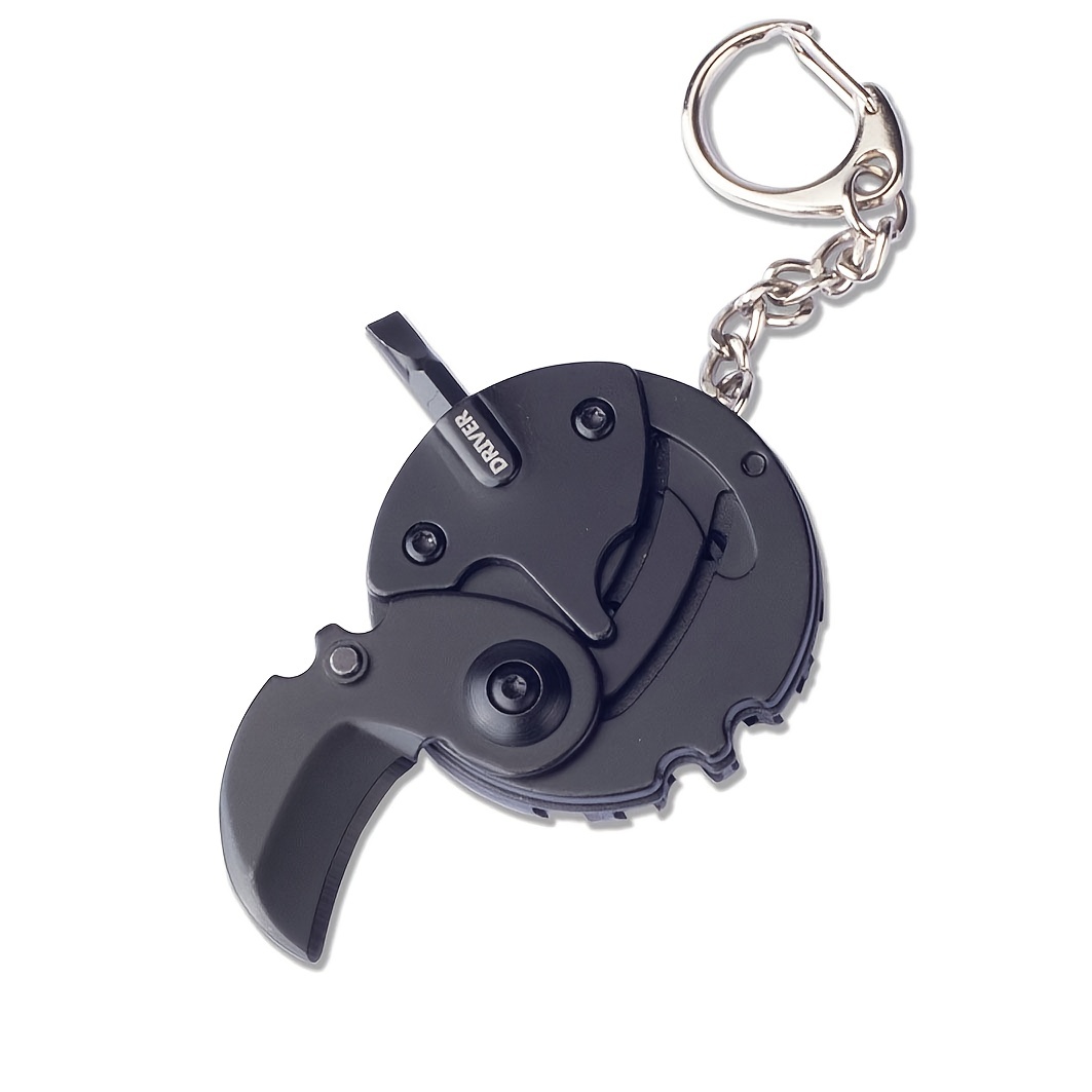 Mini Folding Opener Keychain With Key Ring Multifunctional Self Defense  Tool For Fruits And Knives From Cosy35, $1.08
