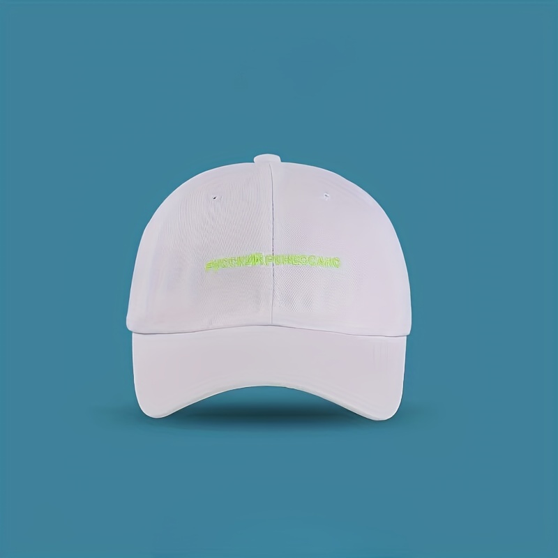 Classic Letter Embroidered Breathable Sunscreen Fishing Hat