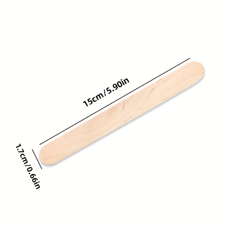 50/100/200/300/500pcs Disposable Wooden Tongue Depressor Body Waxing Tools  Body Hair Removal Sticks Individually Packing Supply - AliExpress