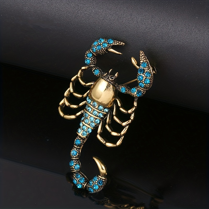 Scorpion Animal Charm Brooch Pin