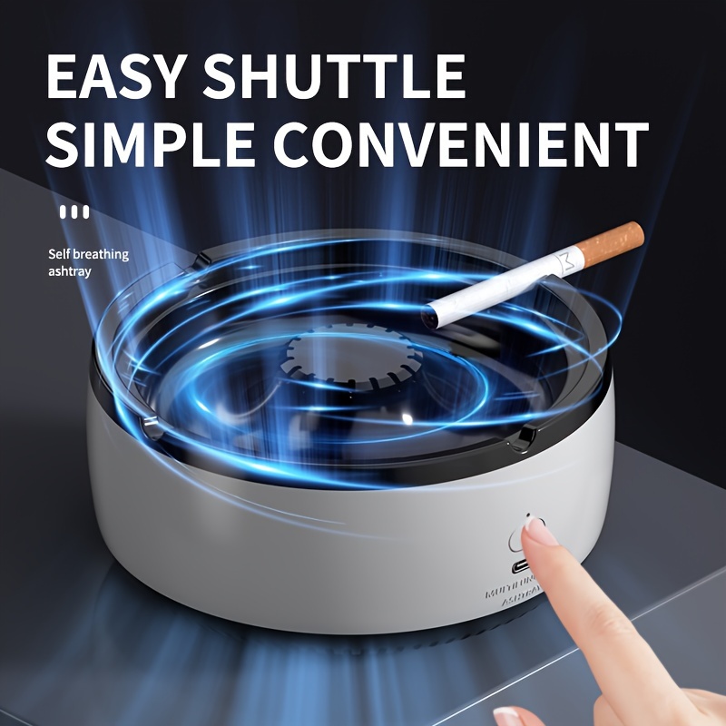 Usb Charging Automatic Smoke absorbing Ashtray Practical - Temu
