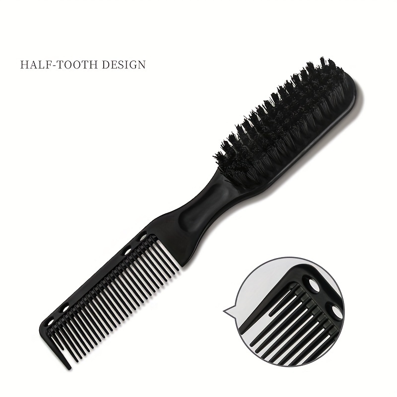 4pcs Double Sided Comb Brush Small Beard Styling Brush