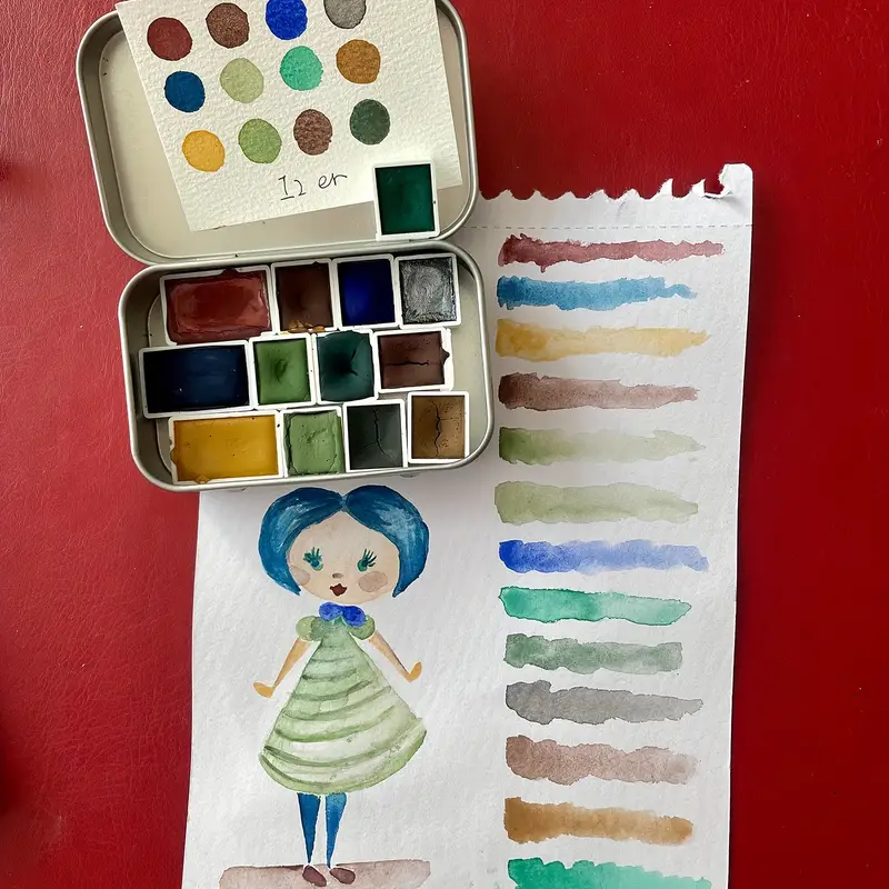 Empty Watercolor Pans Water Color Pallet Pans For Watercolor - Temu