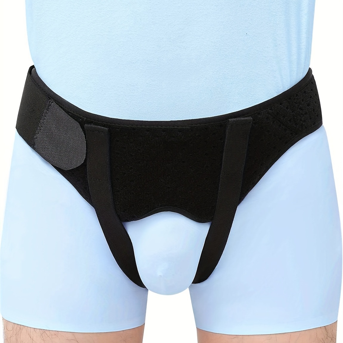 Cinturón de hernia umbilical para hombres y mujeres – Soporte de hernia  para hombres con 2 almohadillas de compresión (inguinal, femoral,  incisional)