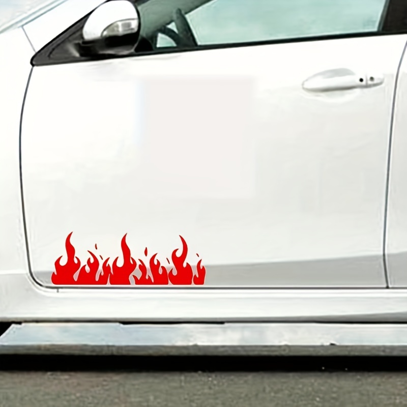  Autocollants pour carrosserie de voiture - Motif flammes
