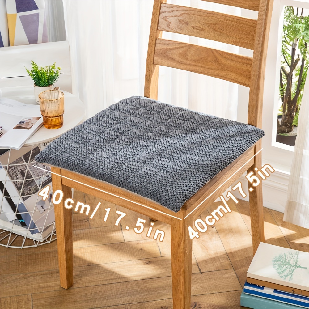 Square thickening household plush chair cushion computer chair
