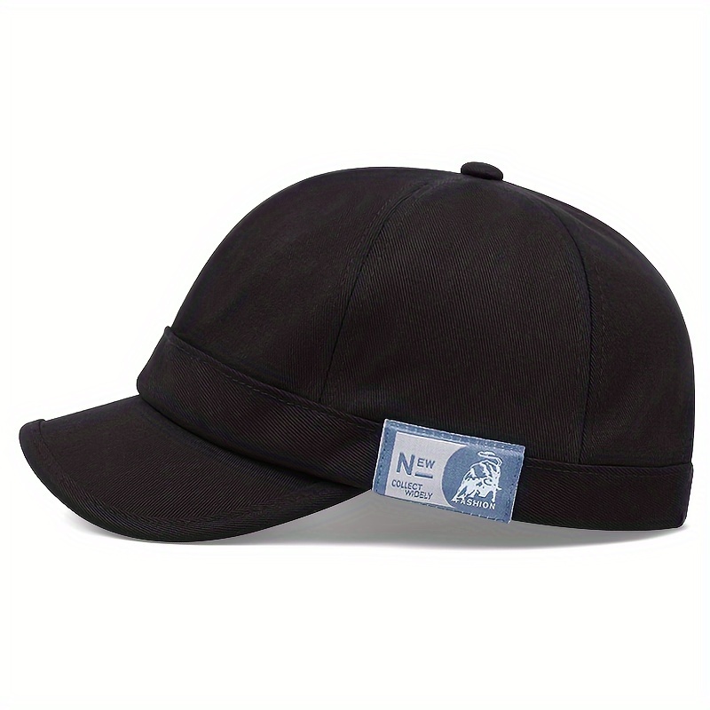 1pc Unisex Breathable Short Brim Baseball With Trendy Label For Outdoor  Sport, Free Shipping On Items Shipped From Temu