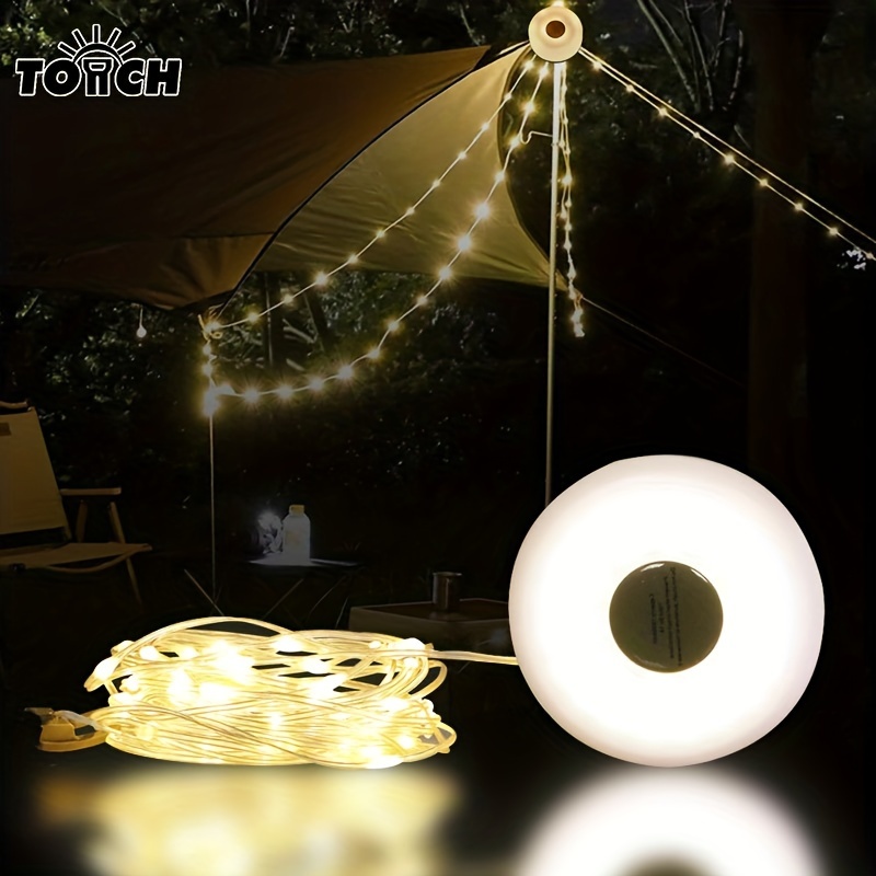 Outdoor Camping LED Lighting Tent Light Atmosphere Light Camp Decorative  Light String Camping Light USB String Light