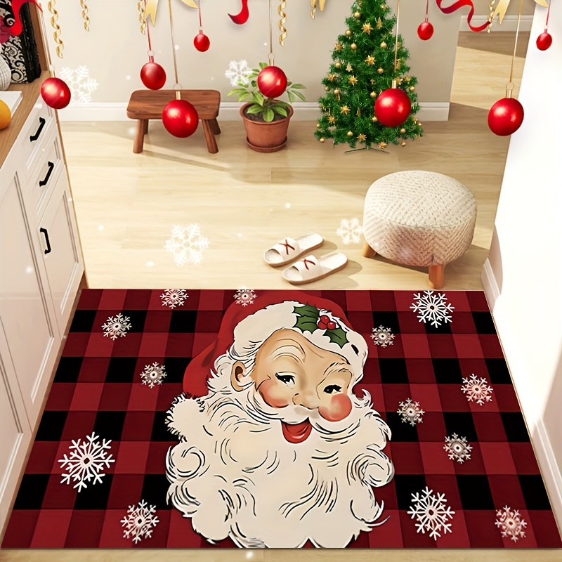 Weihnachtliche Fußmatte mit Latex-Rückseite - Fußmatten