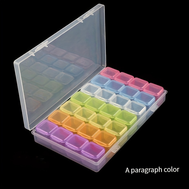 Manicure Tools 28 Grid Box Storage Box Nail Box