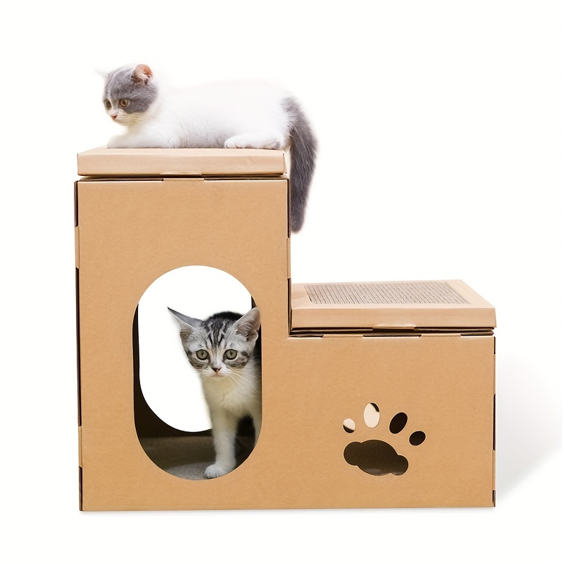 Cardboard best sale cat stairs