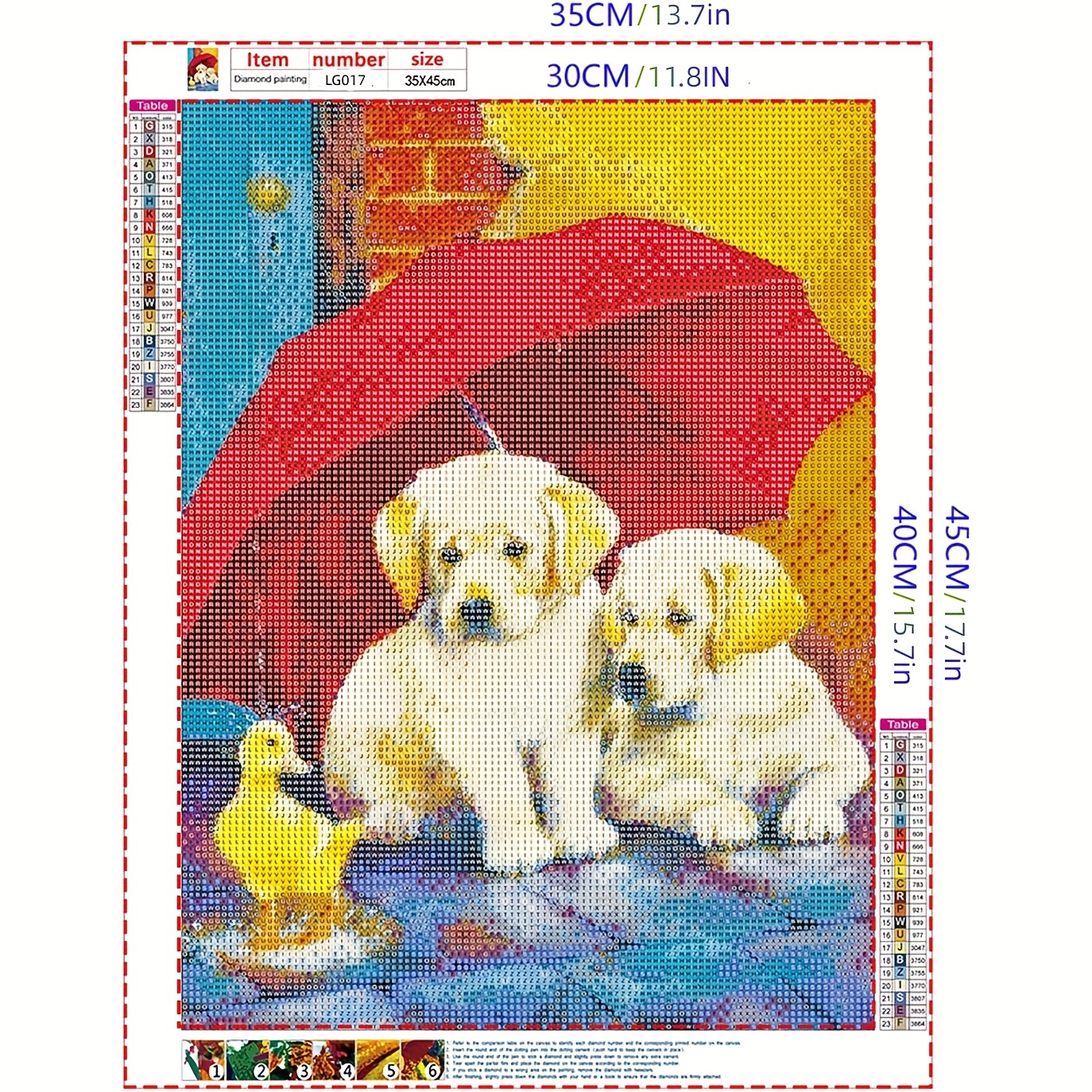 5d Diy Diamond Painting For Adults And Beginners Dog Diamond - Temu