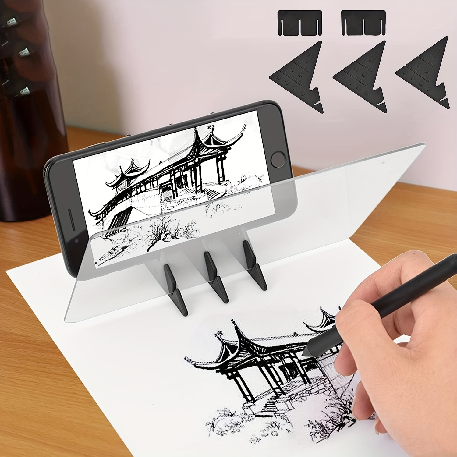 Sketch Pad Tracing Drawing Board Optical Projector Art Painting Reflection  9