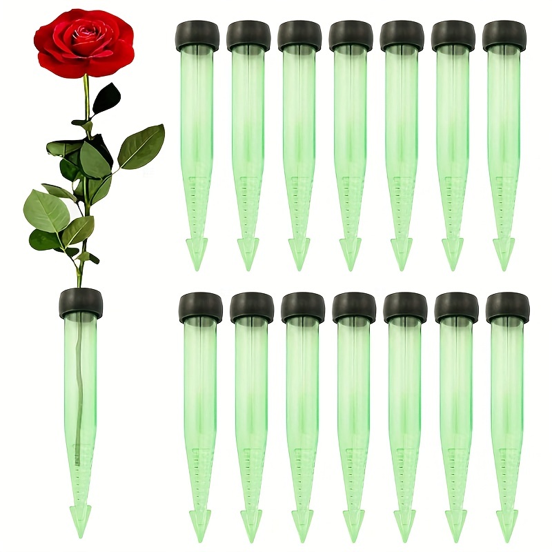 200 Pcs Floral Water Tubes/vials For Flower Arrangements, Rose Flower Water  Tubes Aqua Picks, Clear Plastic Floral Water Tubes With Picks, Floral Wate