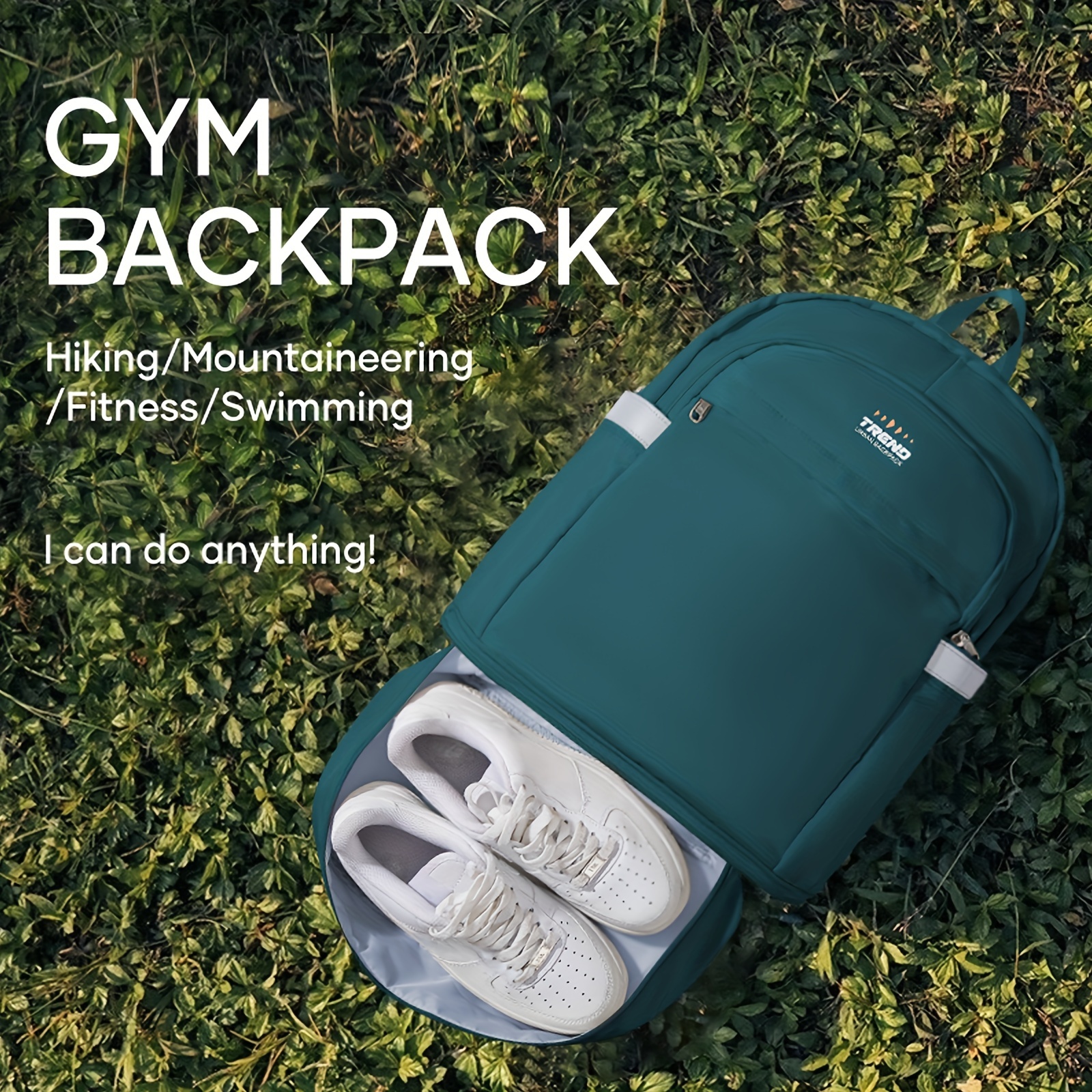 Bolsa deportiva de gimnasio para mujer, bolsa de viaje para entrenamiento,  bolsa de hombro con compartimento para zapatos y bolsillo húmedo, bolsa