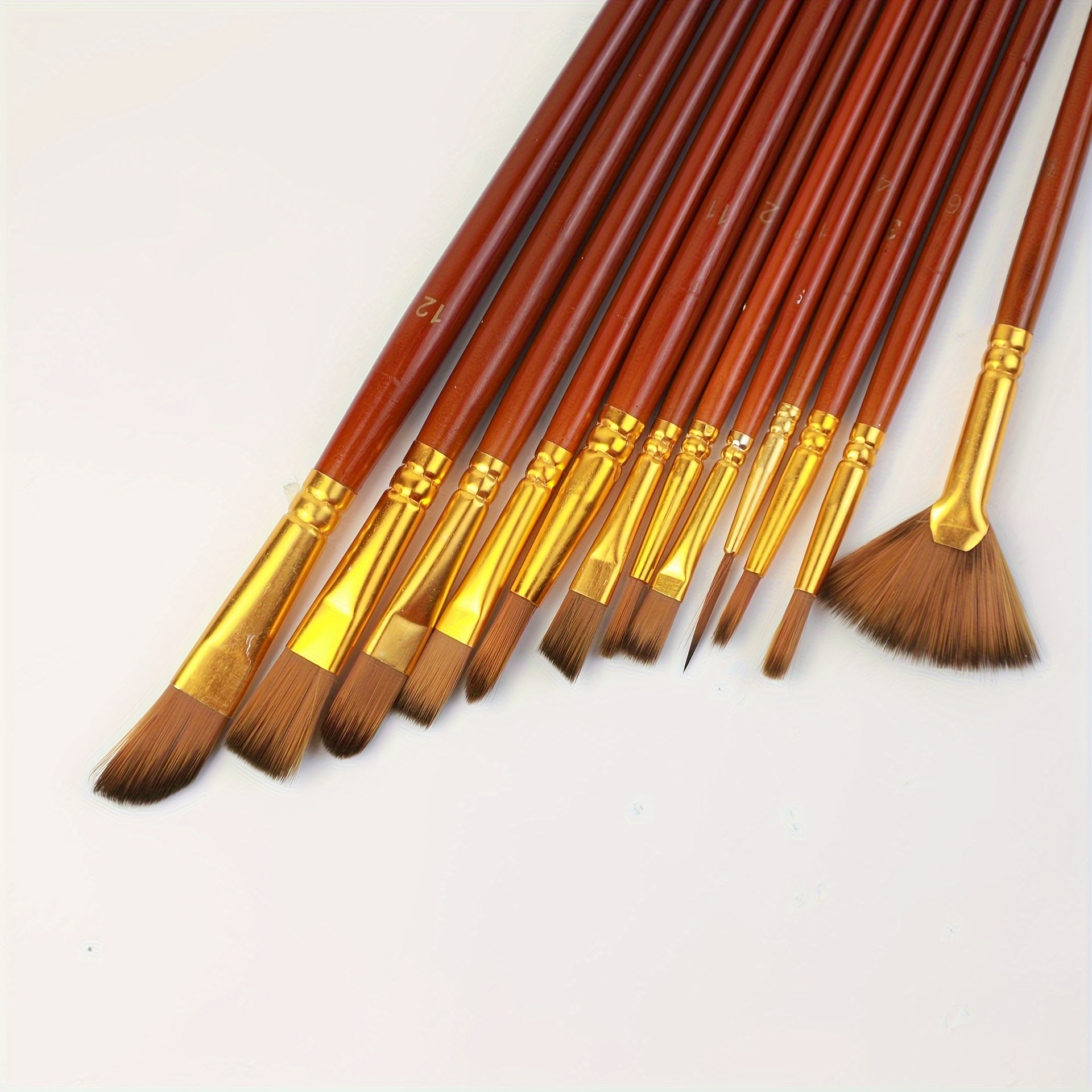 Brosse à peinture à rouleaux à motif de bois avec poignée